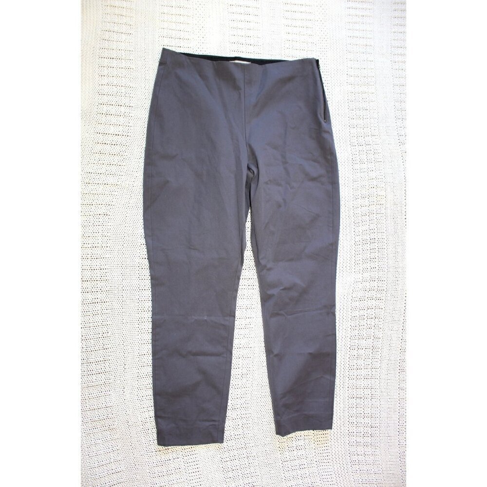 Everlane Classic Formal women's Gray Pants Size 14 Trousers elastic waist zipper
